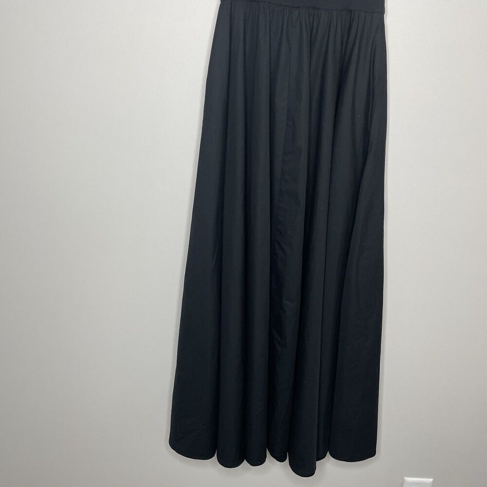 J.CREW Tank Midi Dress Women XXS Poplin Skirt NEW Black A-Line Pockets CA647 - Picture 13 of 16